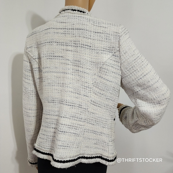 White House Black Market Tweed Blazer - Picture 3 of 11